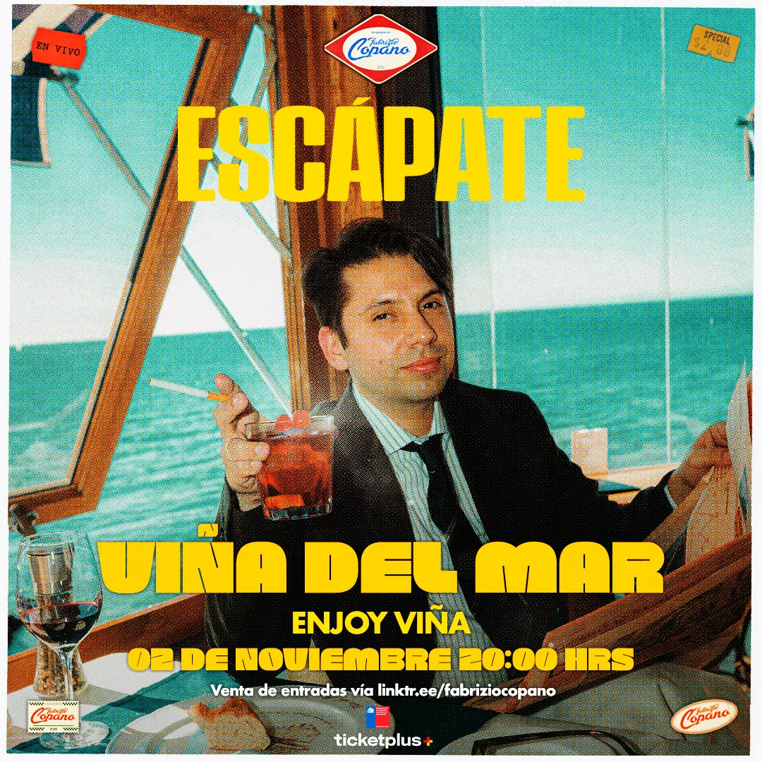 FABRIZIO COPANO / ENJOY VINA / VINA DEL MAR / 02 DE NOVIEMBRE / 20:00 HRS